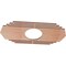Ekena Millwork Chrysler Wood Fretwork Pierced Ceiling Medallion, Cherry, 32"W x 16"H x 8 3/8"ID x 3/8"T CMWP32X16X0375CSCH - alternate 3